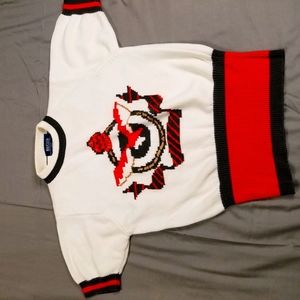 Vintage short sleeve knit sweater - Bay Club